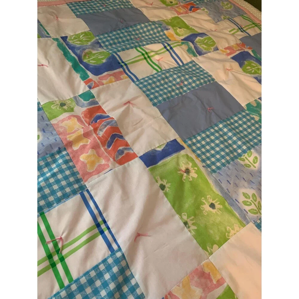 Handmade Crib Blanket Quilt